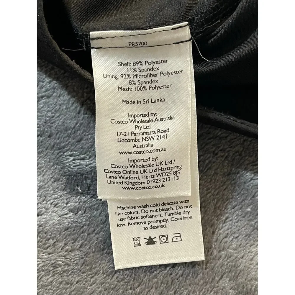 Eddie Bauer Adventurer 2.0 Skort Black Active Hiking Golf Skirt Shorts Size 16